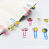 Rainbow bracelet PVC, metal hairgrip, small children's ring, set, suitable for import, Amazon