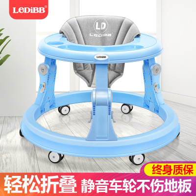 baby children Walker O leg Rollover multi-function music 7-18 A month baby On behalf of