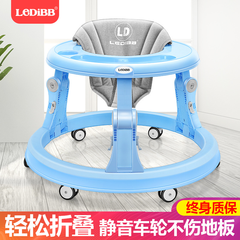 baby children Walker O leg Rollover multi-function music 7-18 A month baby On behalf of