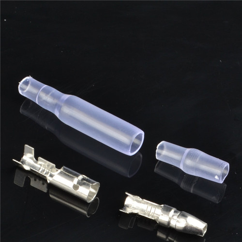 Single hole plug, spring 4mm, bullet terminal, connector, male and female plug, connection, cold-pressed terminal