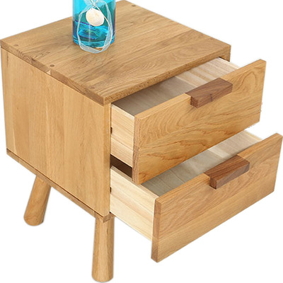 Manufactor Direct selling hotel All solid wood bedside cupboard Northern Europe Japan and South Korea modern Simplicity Bedroom cabinet wholesale On behalf of