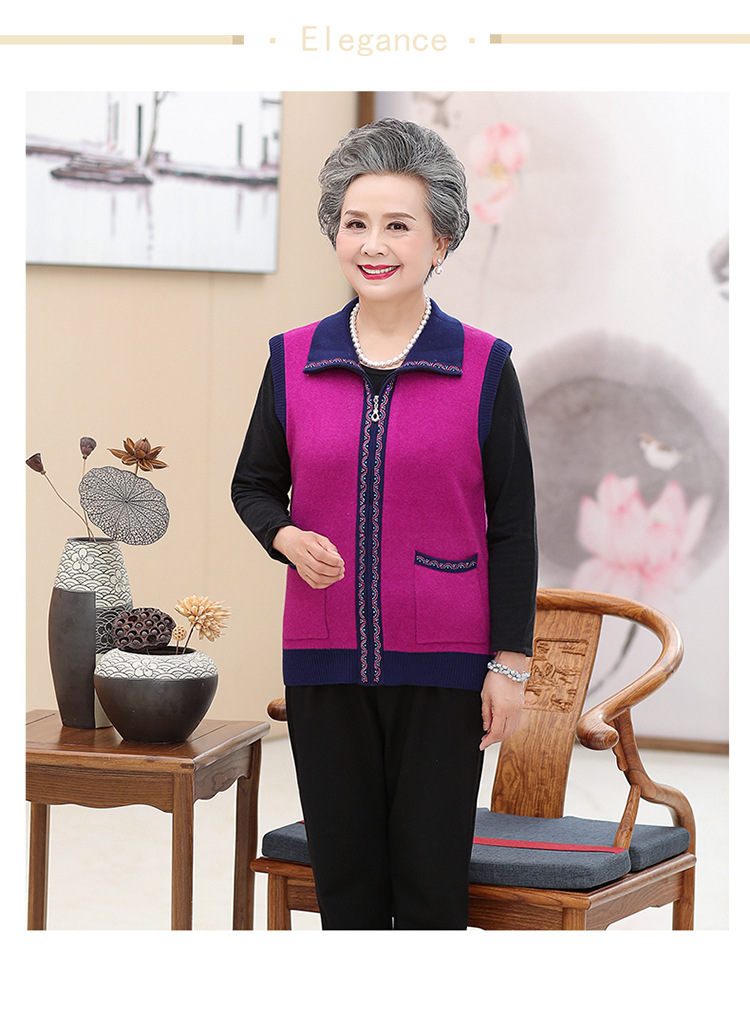 Gilet femme MOUTON ROUGE en Tricot - Ref 3317911 Image 11