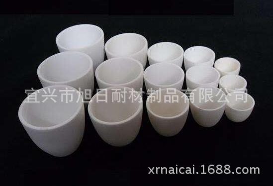 厂家供应耐高温刚玉坩埚 99瓷坩埚 热震性好刚玉莫来石匣钵可定制