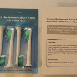 HX6014中性电动牙刷头，适用于飞利浦电动牙刷