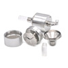 Hand -shaking metal smoke 44mm *107mm all -aluminum funnel skirting Herb Grinder spot