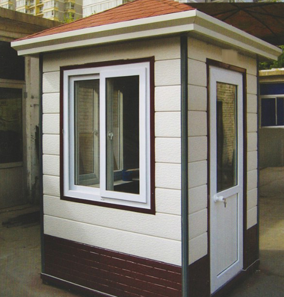 云南地区厂家生产站岗式岗亭 执班岗亭 不锈钢岗亭定制