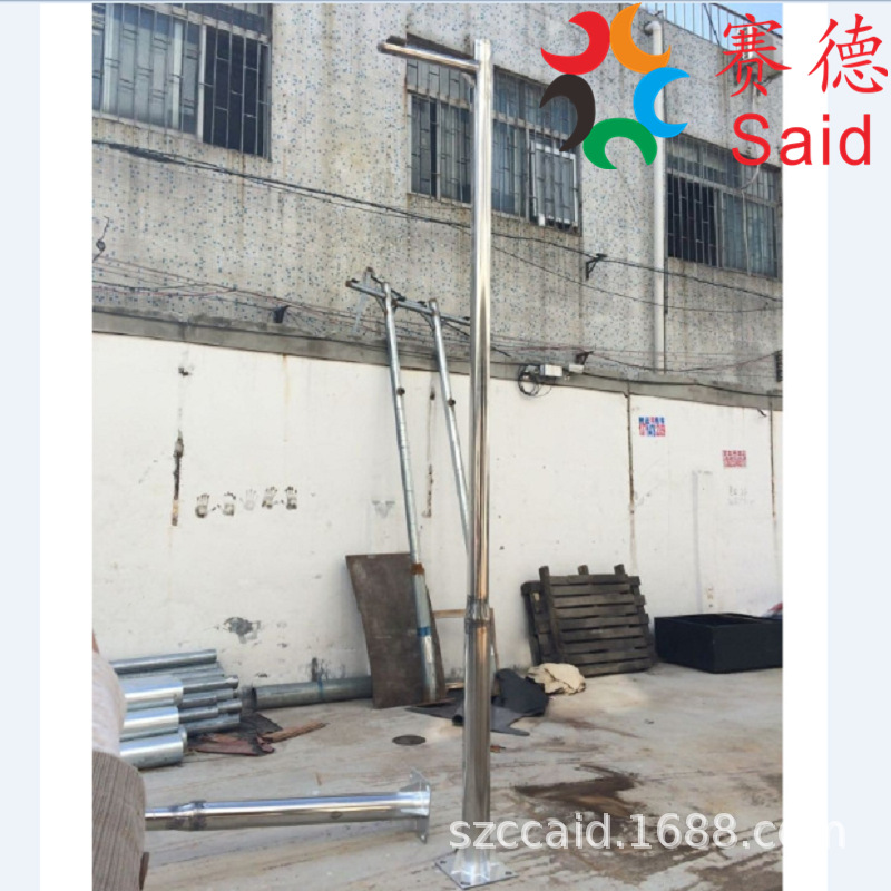 深圳立杆厂家 供应4米不锈钢监控立杆 小区监控立杆 立杆批发