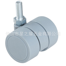 厂家直供 小矮轮 双排万向轮 尼龙脚轮 尼龙滑轮J3501A