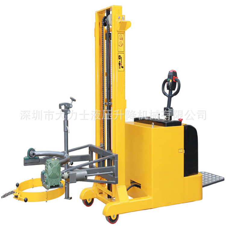 无前脚全电动油桶堆高车 YL420A全电动油桶倒料装卸车