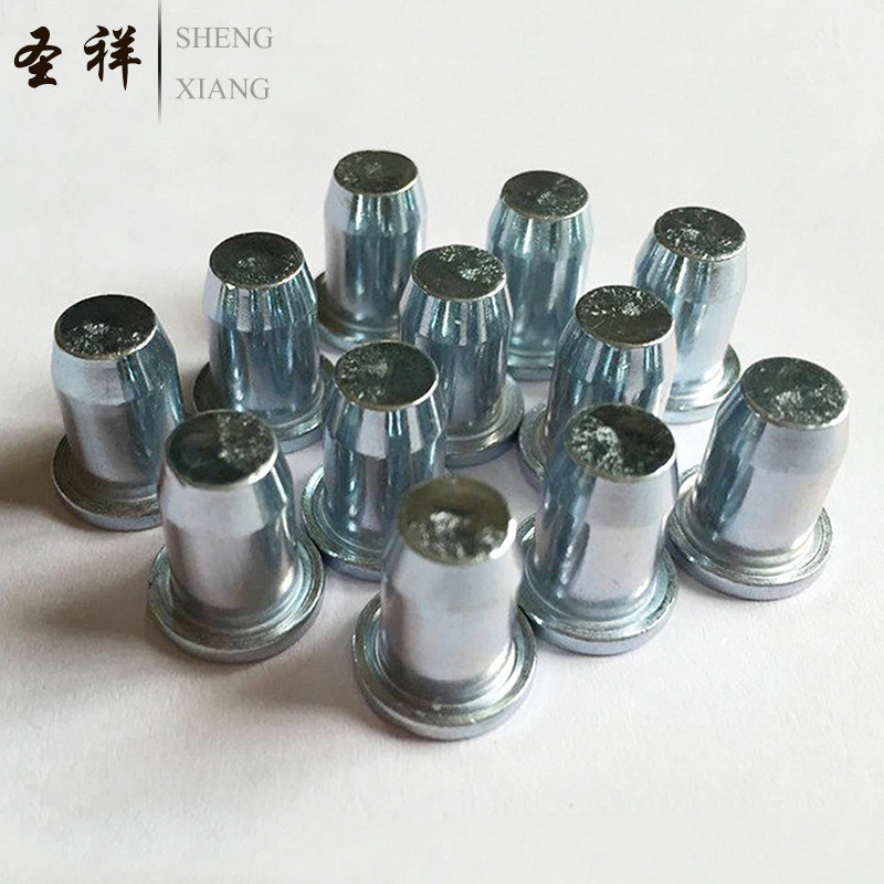 平头实心铆钉 铁质实心台阶铆钉 蓝白锌非标实心铆钉厂家供应