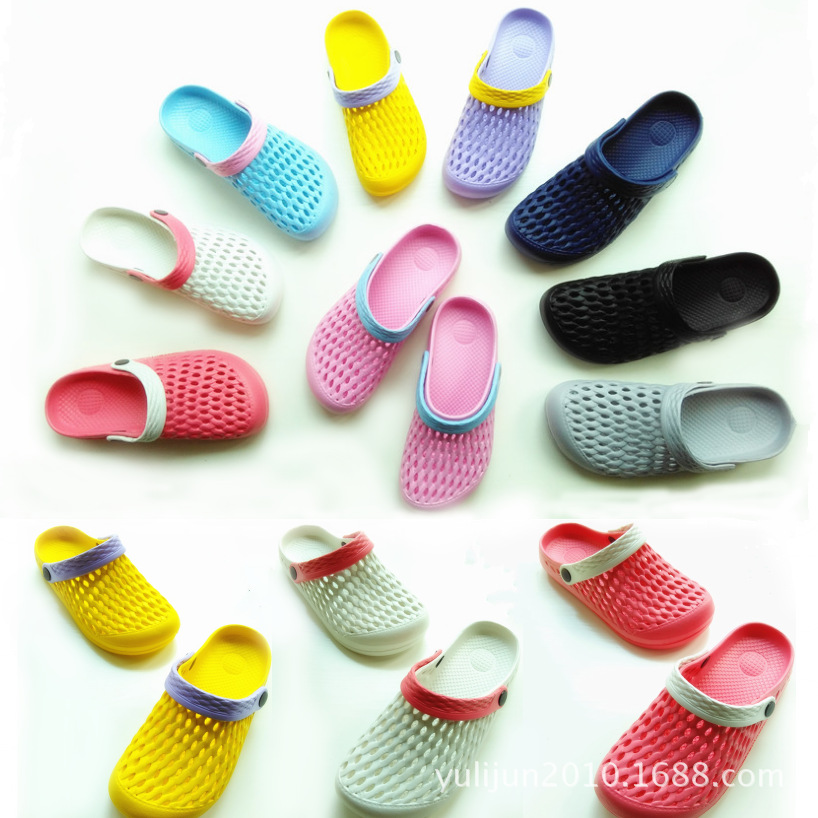 summer new pattern non-slip Baotou fashion ventilation outdoor Garden shoes pinkycolor Net surface ventilation reverent Indoor shoes