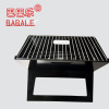 Manufactor Direct selling notebook barbecue grill outdoors Picnic portable 3-5 Barbecue rack fold Gas Stove Charcoal