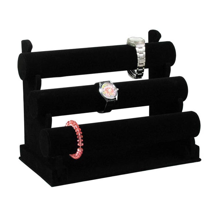 Flannel Material Modern Style Solid Color Flannel Jewelry Rack