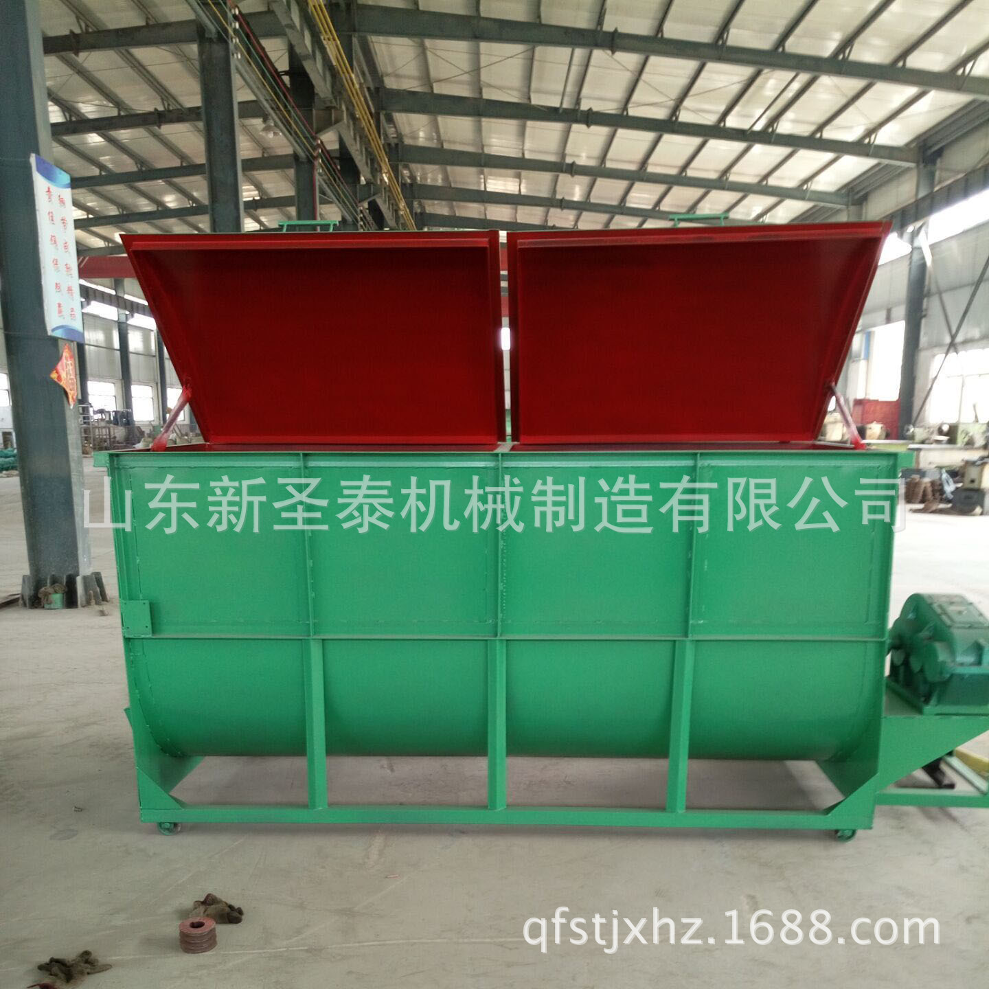 饲料加工搅拌机价格 全自动混合搅拌机 加厚绞龙的混合饲料机