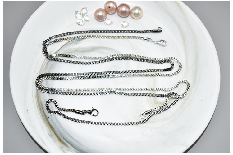 Minimalist Box Chain Necklace For Men And Women Elegant Accessory_voghion.com
