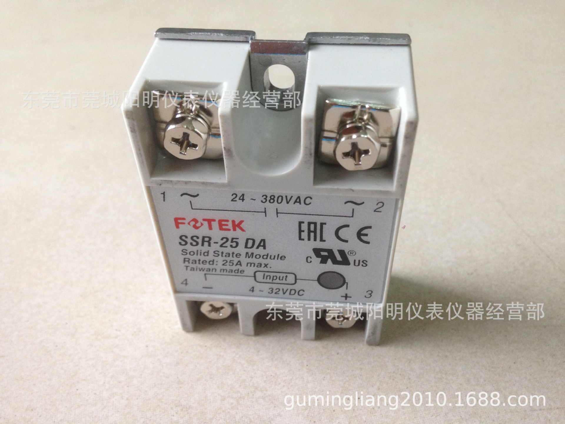 原装正品 台湾阳明FOTEK 固态继电器 SSR-25DA 可控硅模块