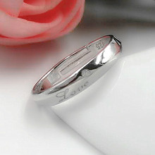 925純銀戒指 韓版鋯石LOVE英文戒指女式開口可調節指環廠家直銷