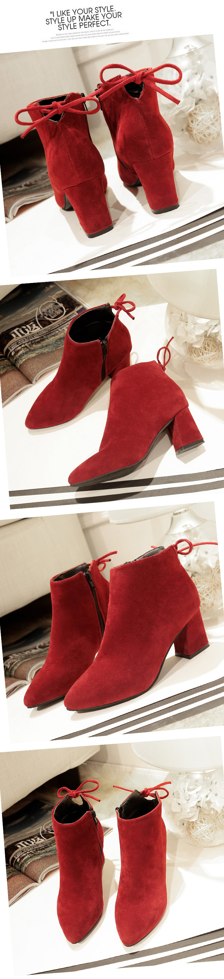 Bottes femme en Daim - Ref 3355385 Image 17