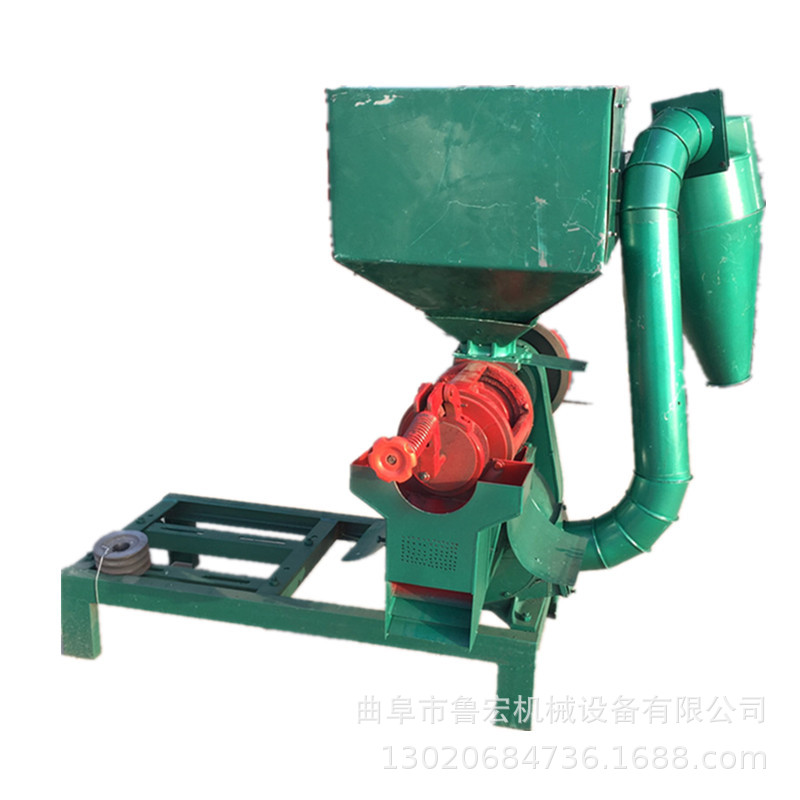 新款双风道细糠水稻脱壳碾米机 耐磨砂辊碾米机