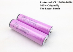 Brand New Original Samsung ICR18650 26F/FM 2600mAh with Protection Circuit Module Flashlight Battery