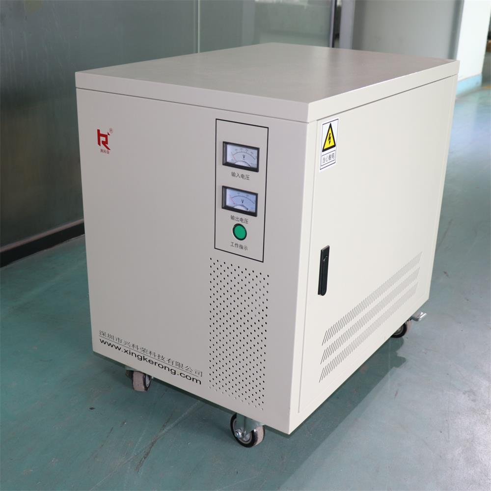 厂家批发定制三相干式自耦变压器80kva全铜线生产380V转220V200V