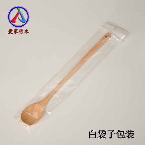 Enzyme bucket spoon wooden mixing spoon extended hot pot spoon 33 wooden spoon supply can be engraved with logo