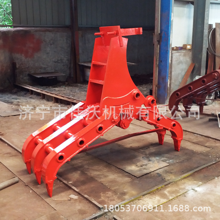 抓钢机  小型废钢抓斗   机械抓木器工程机械配件佳沃机械挖掘机