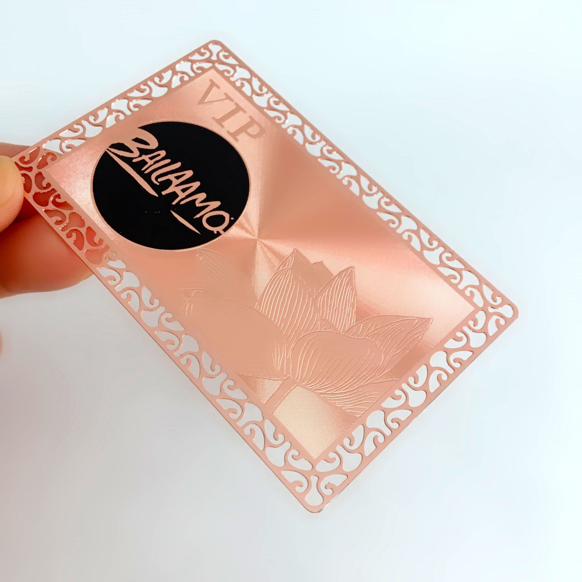 供应不同工艺不锈钢电镀金属卡玫瑰金银色拉丝哑黑彩印丝印LOGO