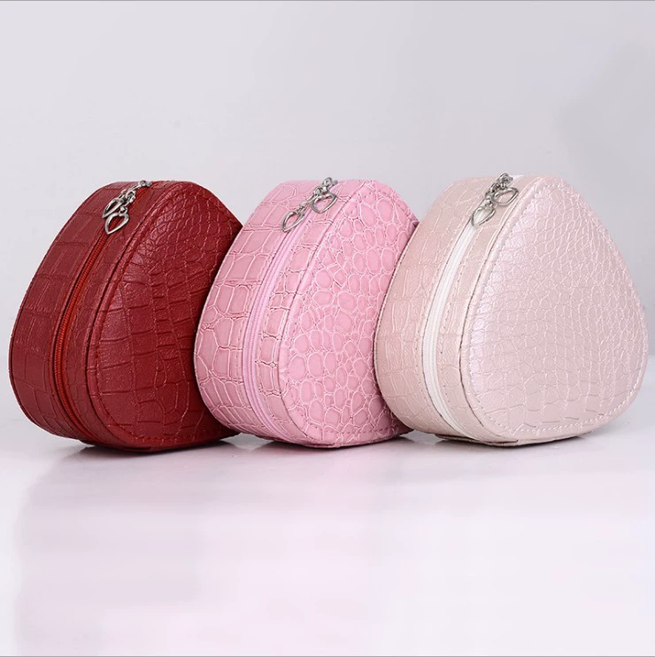 Косметичка сумка для хранения портативная Милая портативная профессиональная косметичка с зеркалом коробка для хранения ювелирных изделий небольшого размера