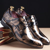 Wedding shoes English style, classic suit jacket pointy toe, casual footwear for leather shoes, plus size, wholesale