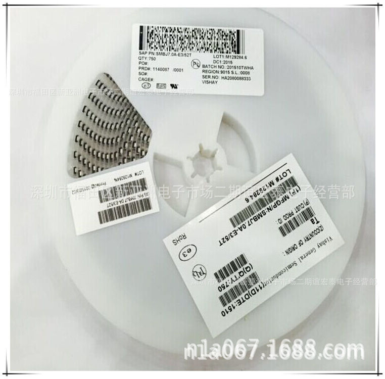 批发贴片TVS管 SMAJ130A DO-214AC 30V 单向 VISHAY 全新现货