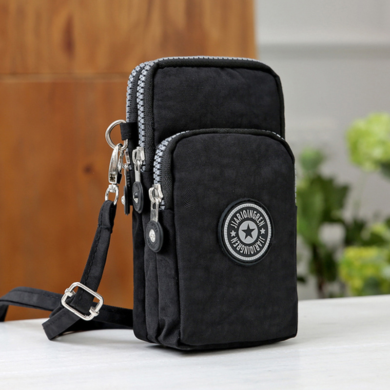 factory Direct selling Mobile phone bag Inclined shoulder bag Big screen Mobile phone bag coin purse halter wristlet run Vertical section Mini