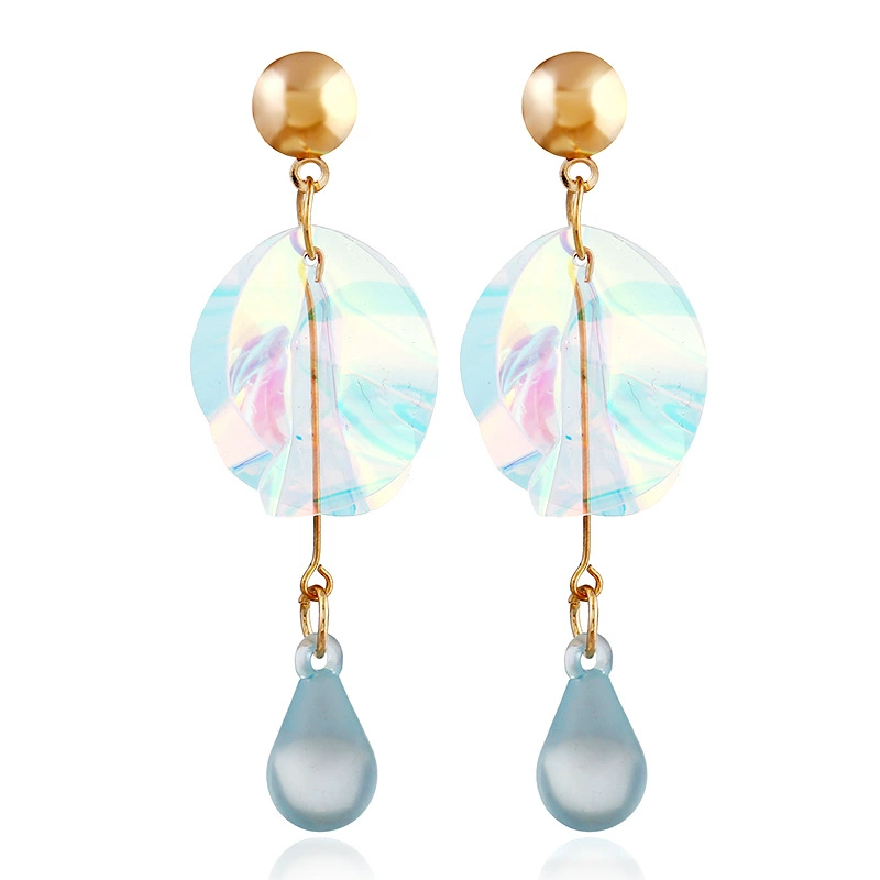 (Cross-border trading), fashionable long earrings drop-shaped, Korean style, flowered, European style