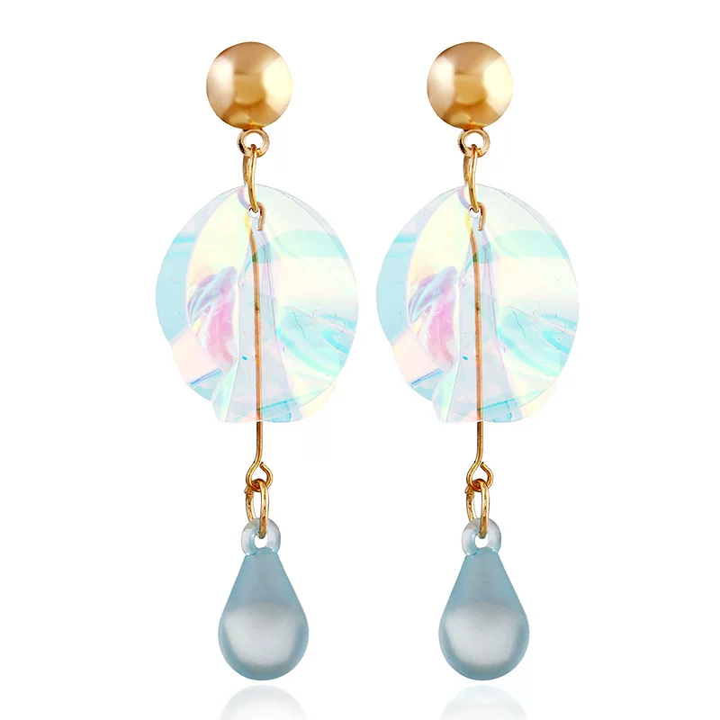 (Cross-border trading), fashionable long earrings drop-shaped, Korean style, flowered, European style