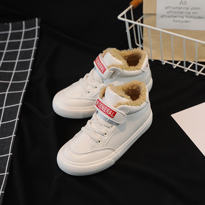 名將童鞋冬季新款男童女童加絨保暖休閑兒童韓版潮鞋時尚童鞋2805