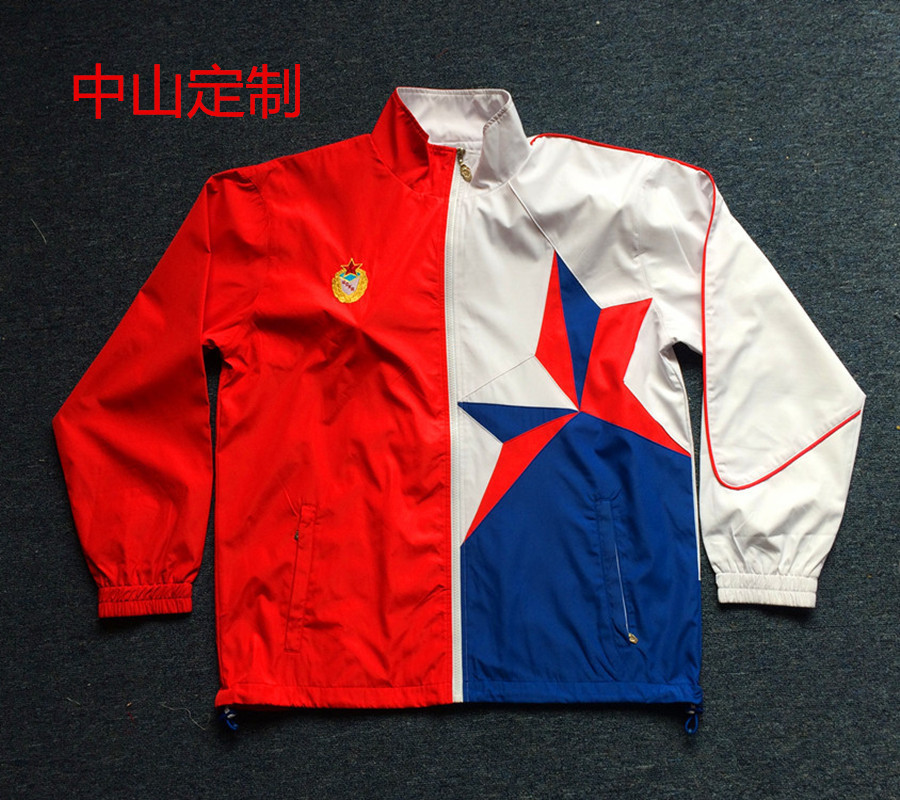 major Customized Foreign trade waterproof Windbreaker Jacket double-deck Woven outdoors coat Imprint logo