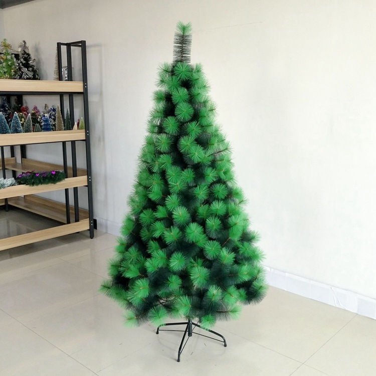  Árbol de Navidad artificial verde PVC – de 30 cm a 300 cm, decoración navideña para hogar, hotel y escaparates