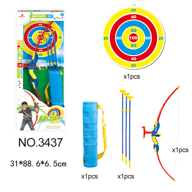 Manufactor Direct selling wholesale children simulation Bow and arrow Toys suit indoor Sports Shooting Bow and arrow
