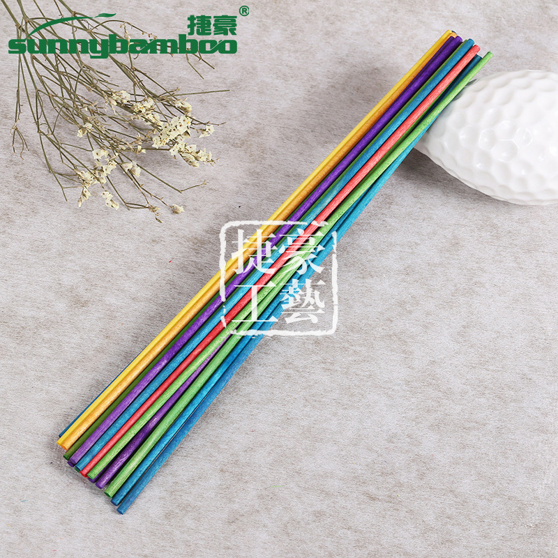 木质工艺多种规格彩色木棒美妆美容棒指甲美甲清洁棒可定制批发详情图3