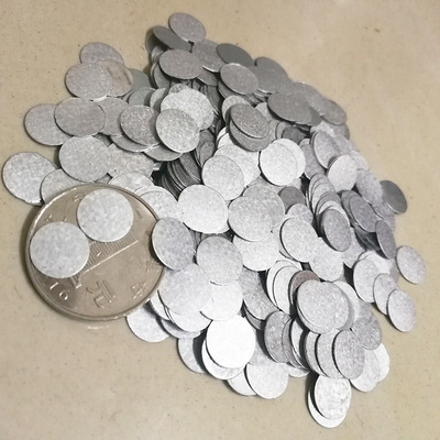 超薄鐵片包裝盒禮品盒配件圓形鐵圓片直徑10x0.3mm磁引片現貨包郵