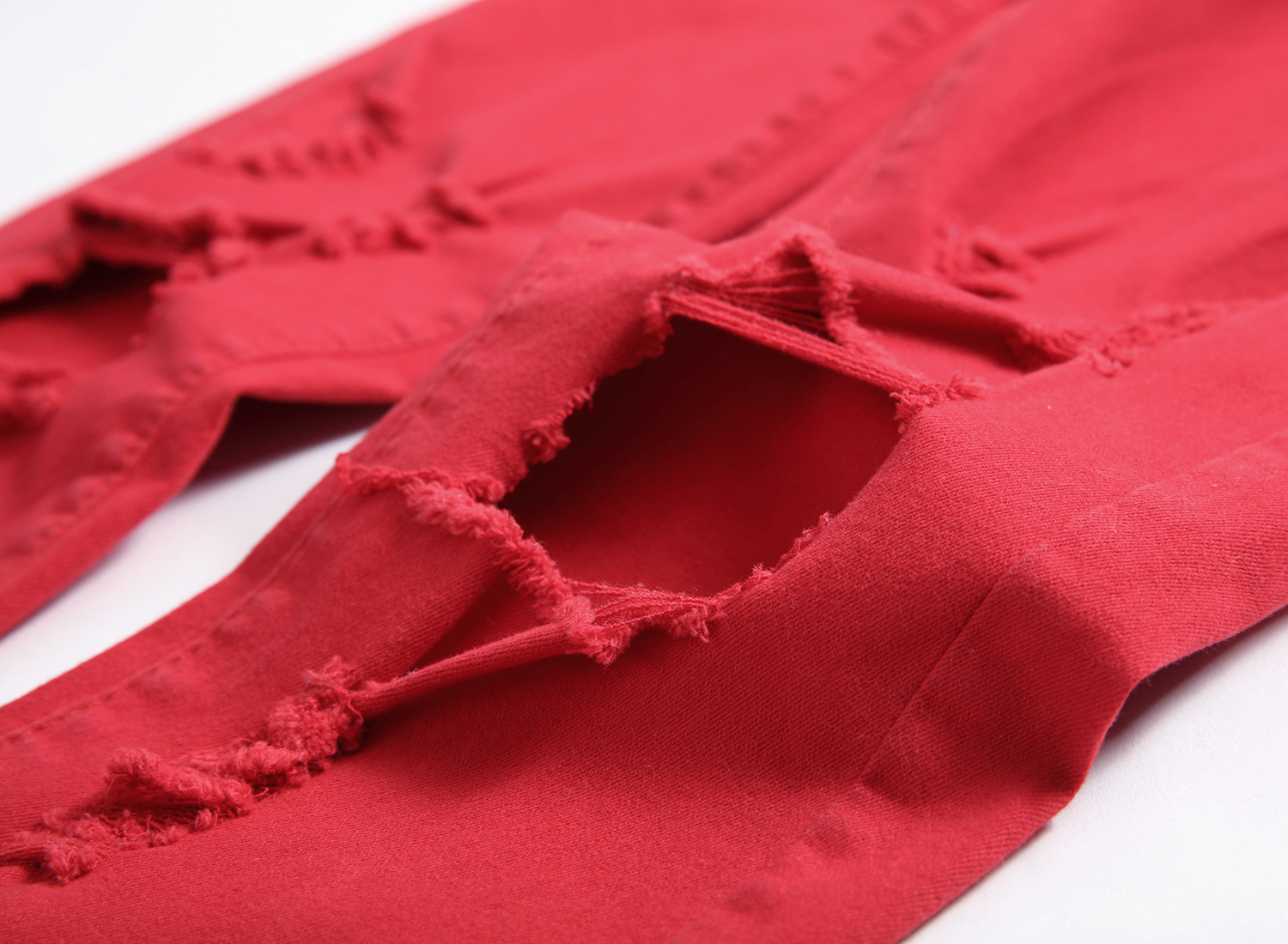 Men's Clothing ripped jeans men's Korean version high street personalized design _ipsvogv.com