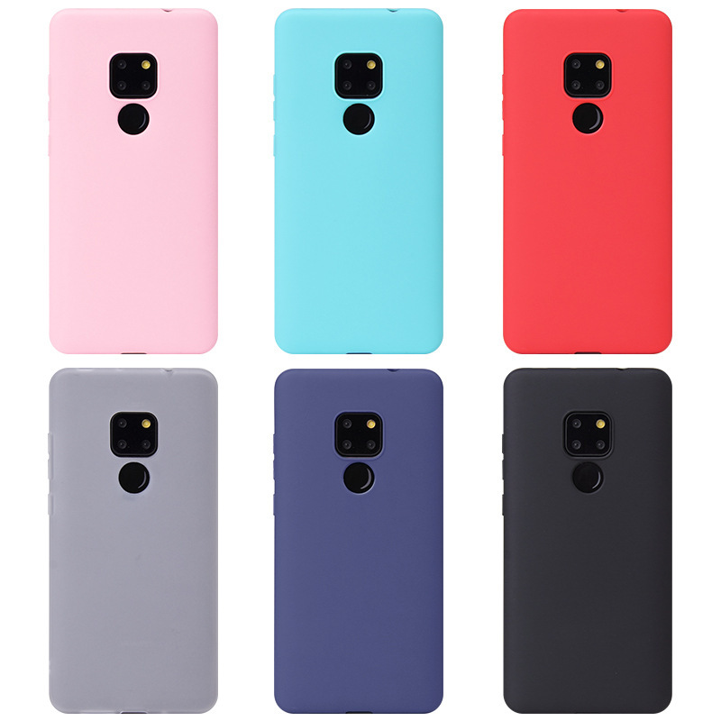 Suitable for Huawei mate20 phone case NOVA4 matte tpu protective case mate20pro candy color soft case