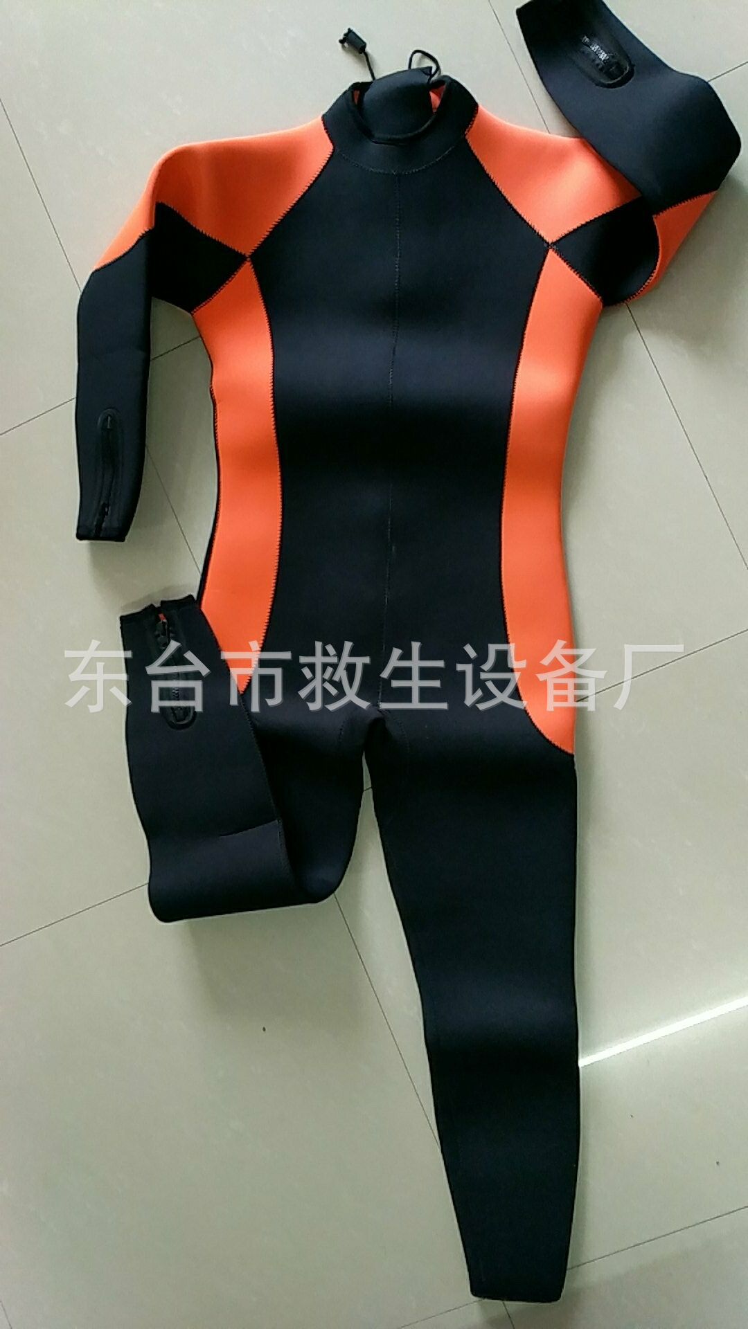 厂家供应连体湿式水域救援服 消防员水域救援保护服