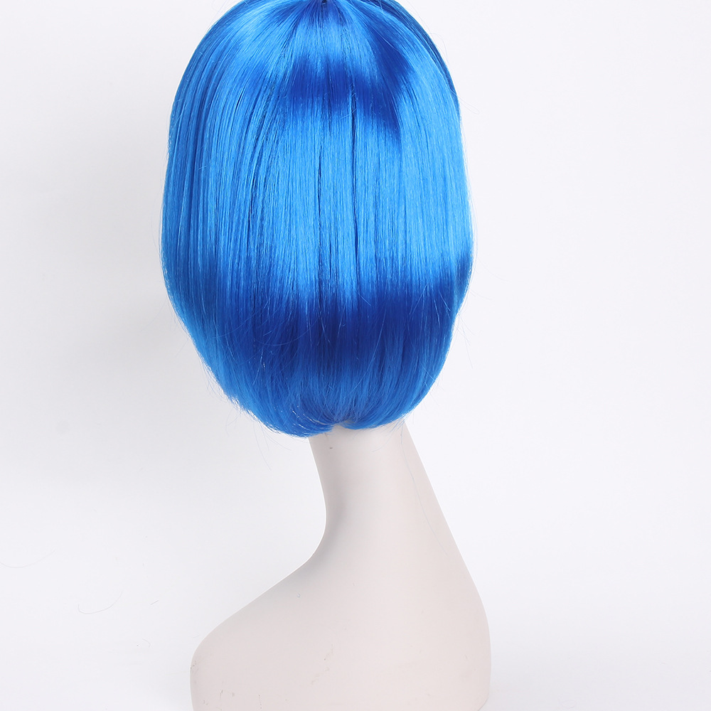 Newlook IMG-0070 nueva moda pelo corto peluca de vacaciones peluca de entrenamiento peluca de cabeza