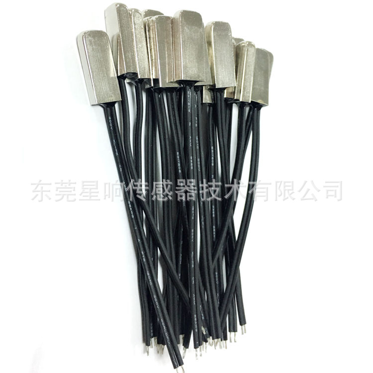 厂家定制温度传感器 NTC热敏电阻方形壳体 20k欧姆温度探头