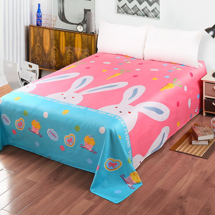 秋冬床单 批发230x230大床单不起球不掉色不缩水 床上用品厂家直