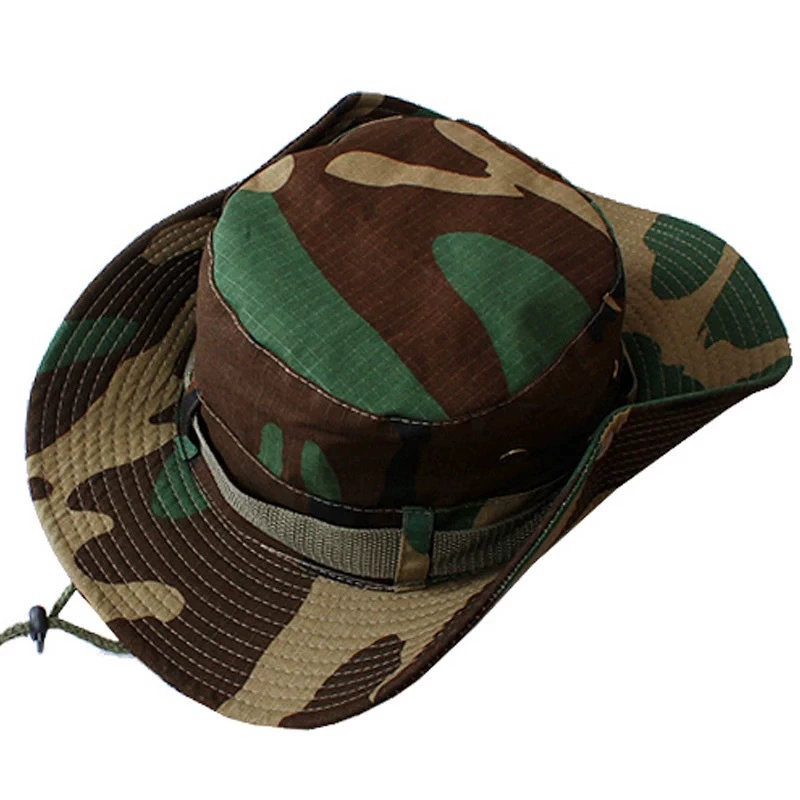 Travel camouflage climbing sun hat, American style