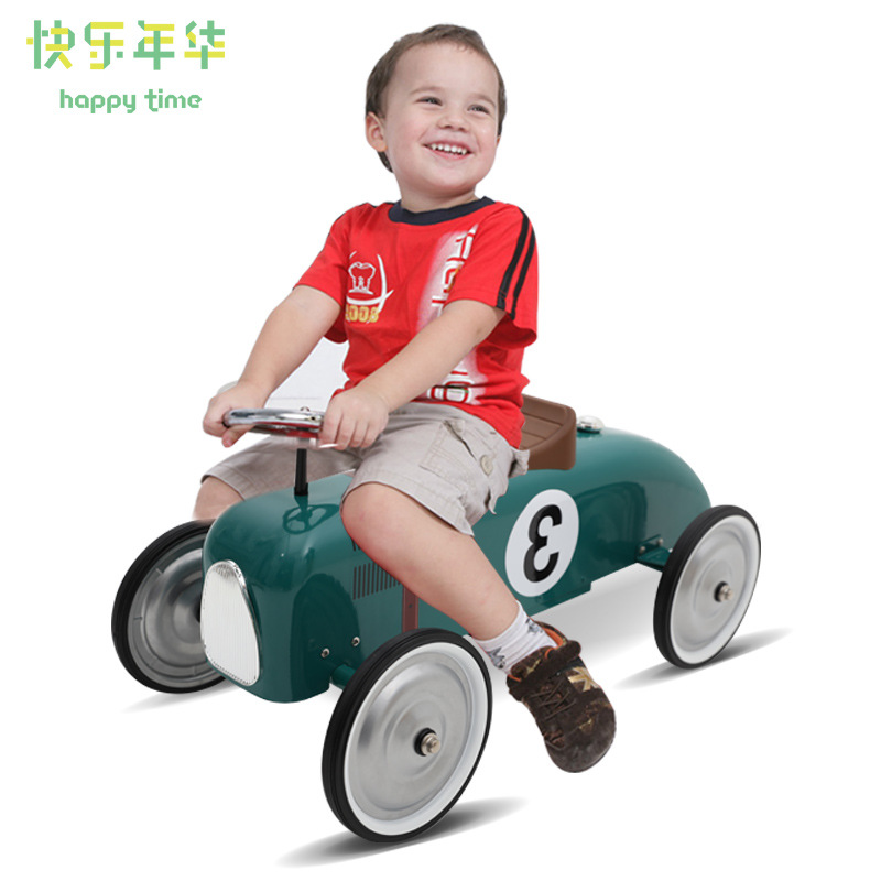 Happy Life Bobbi classic Metal children Walker Scooter Toy car Metal car