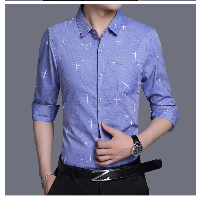 Chemise homme en coton - Ref 3443253 Image 15