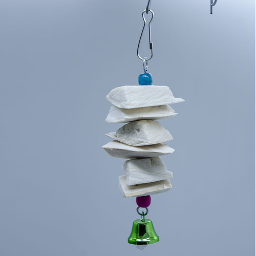 Parrot Calcium Inkfish Bone Chewing String Toys, Parrot Calcium Grinding String